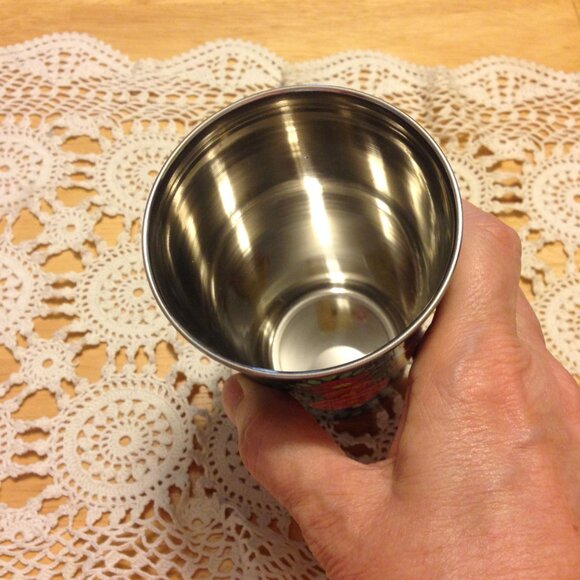 Beautiful, handpainted stainless cup - Picture 5 of 6